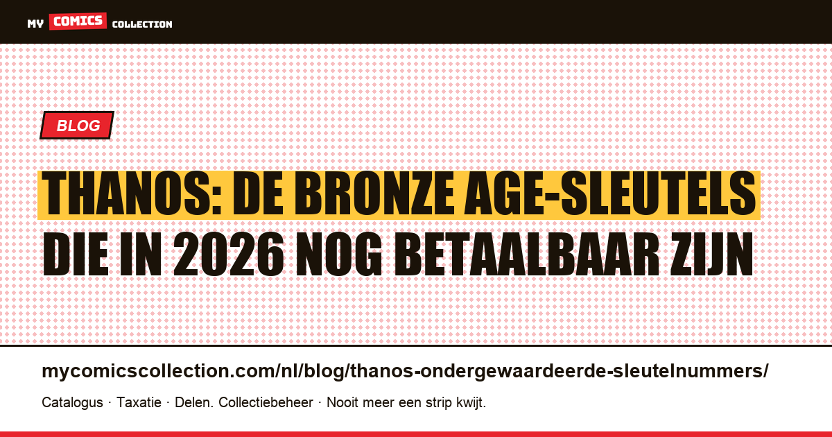 Thanos: de ondergewaardeerde sleutelnummers (echte koersen, juni 2026) — artikelillustratie