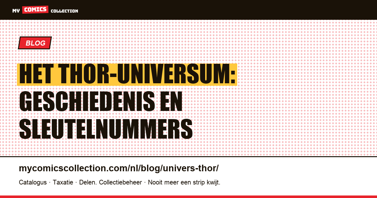 Het Thor-universum in comics — artikelillustratie