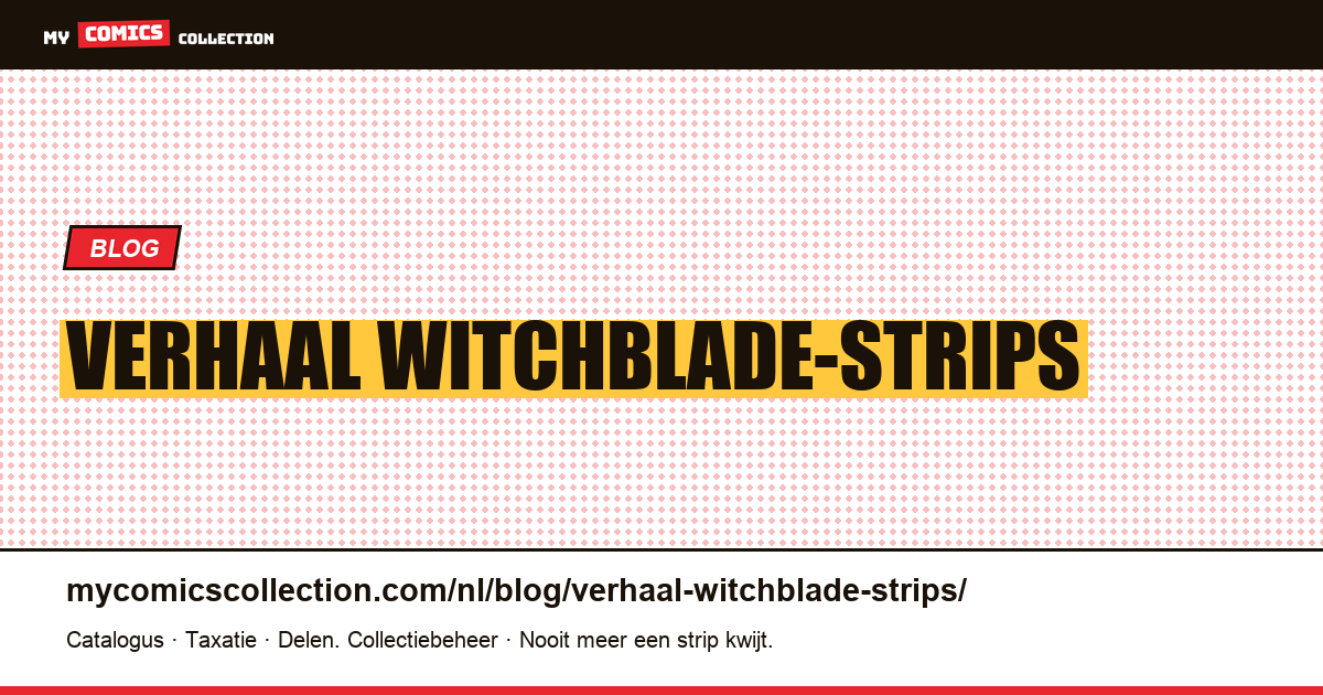 verhaal Witchblade-strips — artikelillustratie