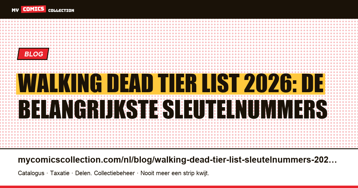 Walking Dead Tier List 2026: de belangrijkste sleutelnummers — artikelillustratie