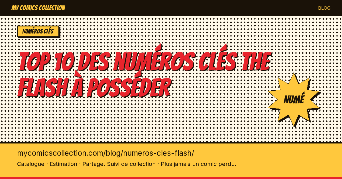 Top 10 des numéros clés The Flash à posséder — illustration article
