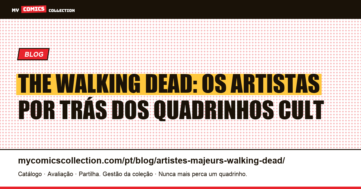 Os artistas de The Walking Dead: Moore, Adlard e Rathburn — ilustração do artigo