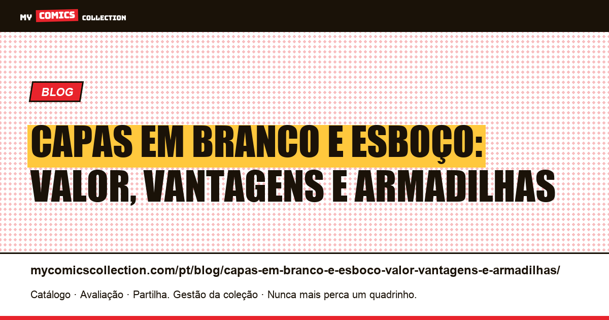 Capas em branco e esboço: valor, vantagens e armadilhas — ilustração do artigo