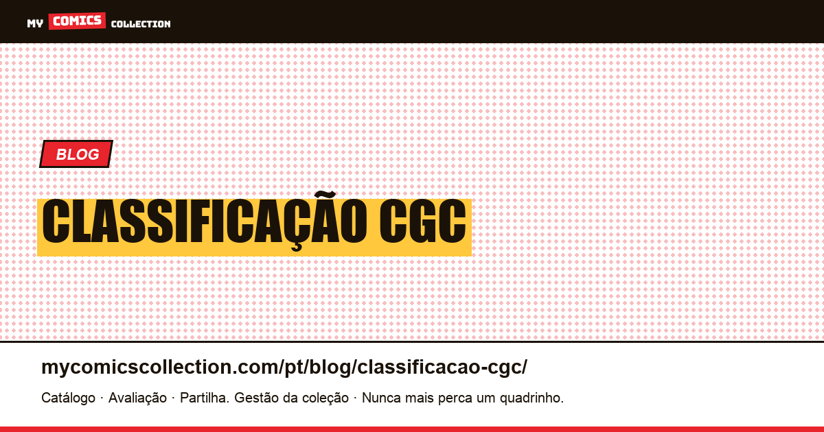 classificação cgc — ilustração do artigo