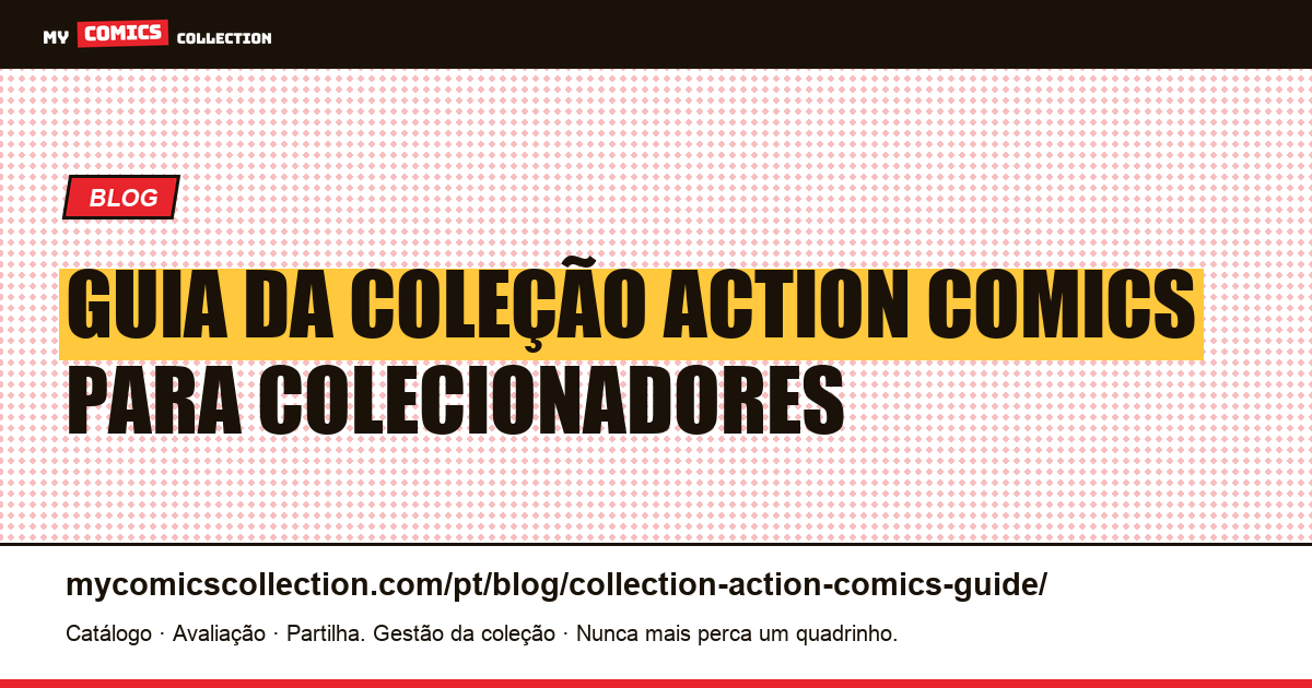 Guia da Coleção Action Comics — ilustração do artigo