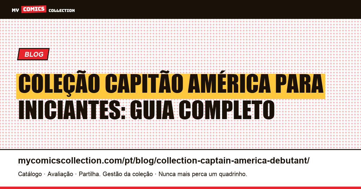 Coleção Capitão América para Iniciantes — ilustração do artigo