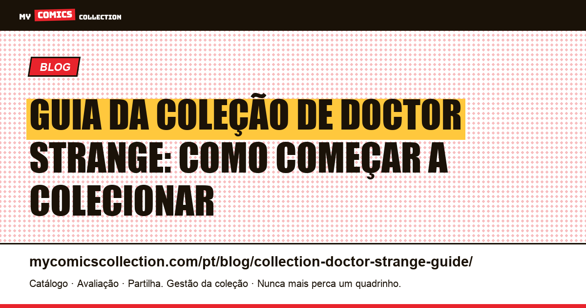 Guia da Coleção de Doctor Strange — ilustração do artigo
