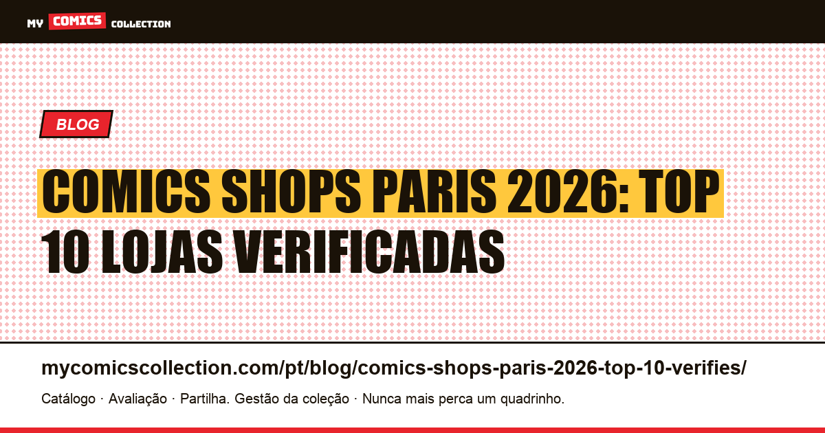 Comics shops Paris 2026: top 10 lojas verificadas — ilustração do artigo