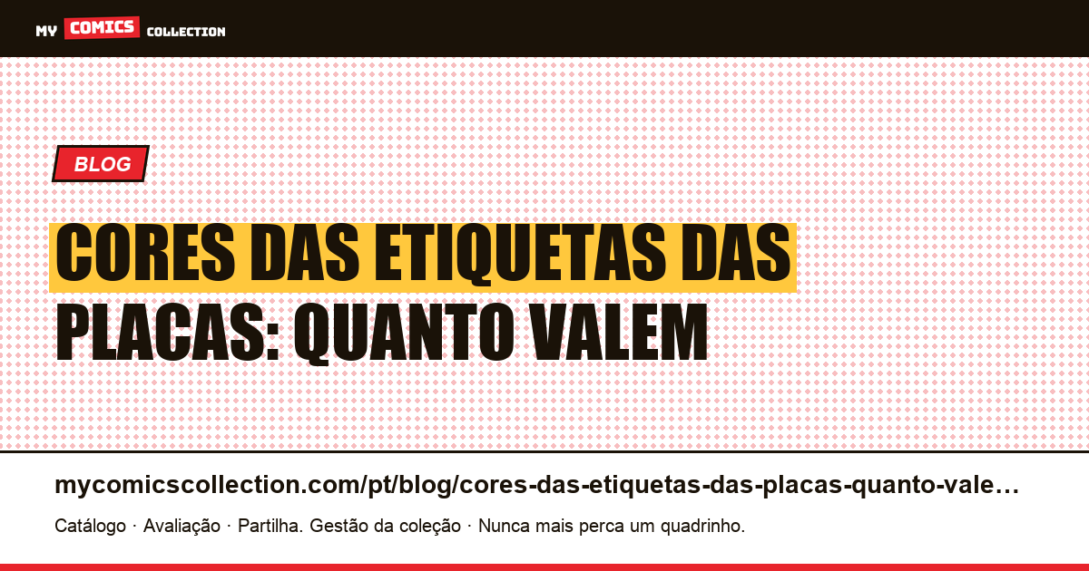Cores das etiquetas das placas: quanto valem — ilustração do artigo