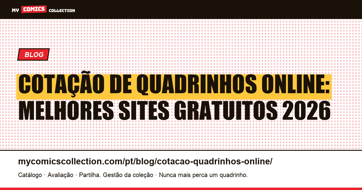 Cotação de quadrinhos online: os melhores sites e ferramentas gratuitas — ilustração do artigo