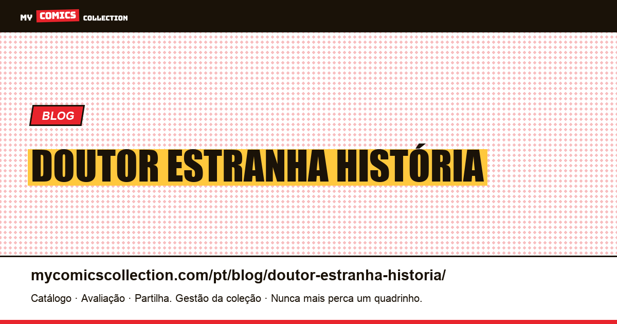 doutor estranha história — ilustração do artigo