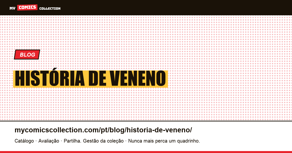 história de veneno — ilustração do artigo