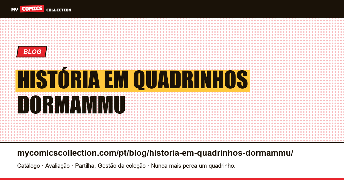 história em quadrinhos dormammu — ilustração do artigo