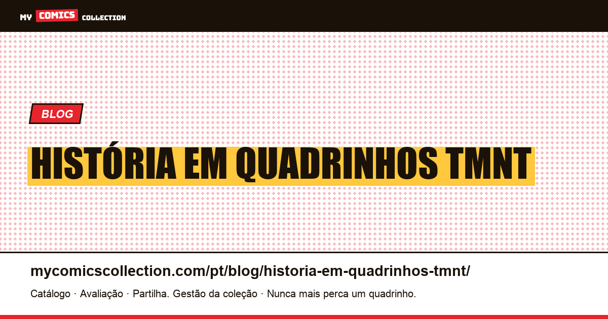 história em quadrinhos tmnt — ilustração do artigo
