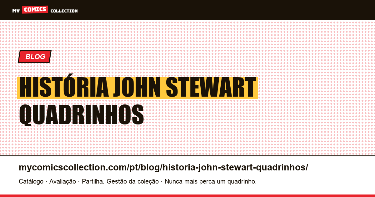história john stewart quadrinhos — ilustração do artigo