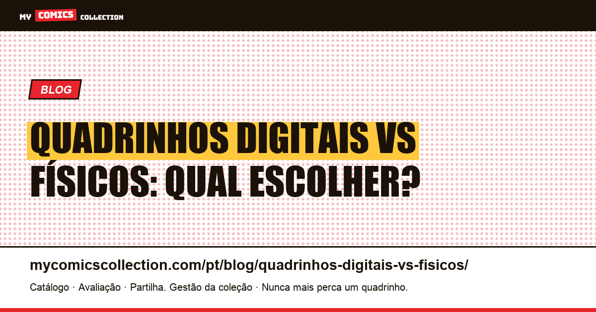 Quadrinhos digitais vs físicos: qual escolher para sua coleção? — ilustração do artigo