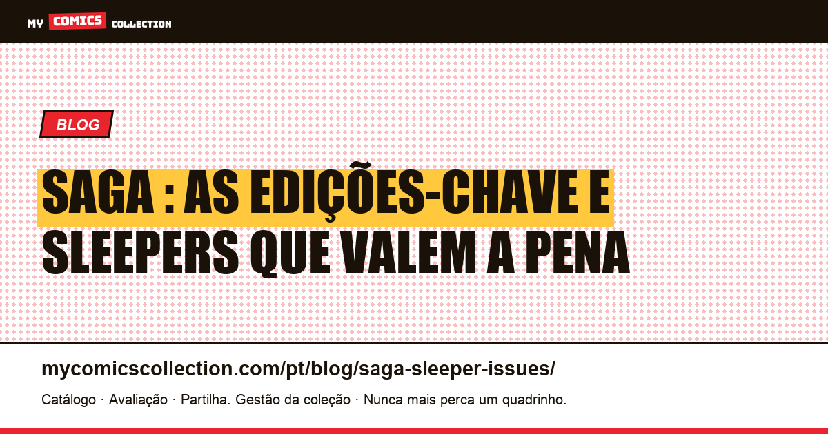 Saga : les numéros sleepers à connaître — ilustração do artigo