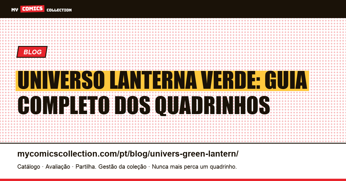 Universo Lanterna Verde — ilustração do artigo
