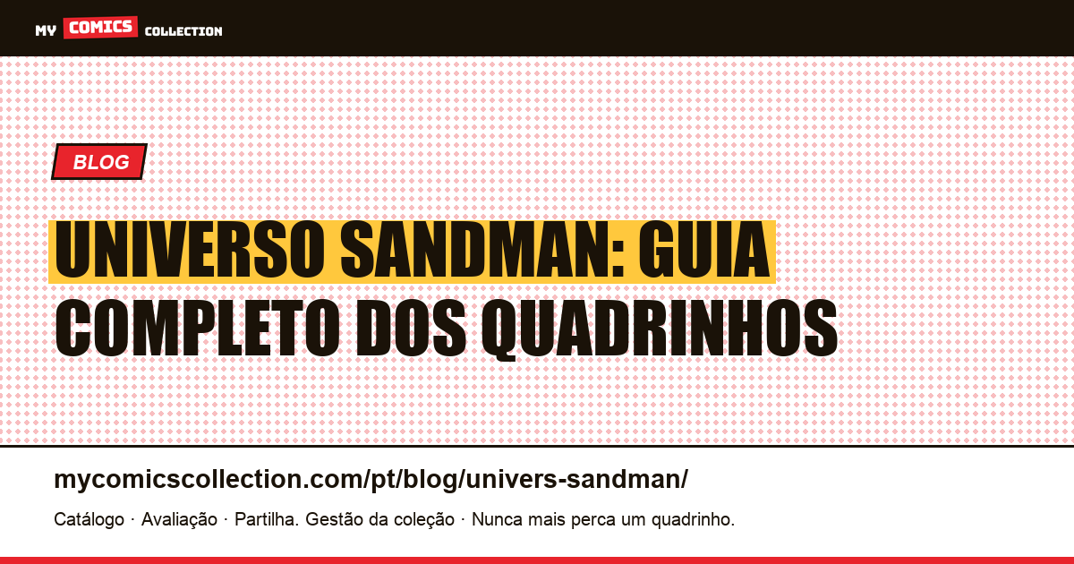 Universo Sandman — ilustração do artigo